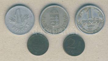 1941-42. 1P + 1946. 2f (2x) + 1Ft "Kossuth címer" T:3