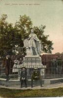 Eger Szent István szobra