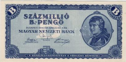 1946 100.000.000B.-Pengő T:I