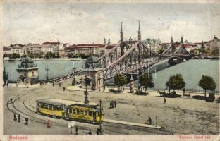 Budapest Ferenc József híd villamossal