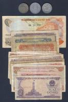 Kis vegyes tétel: Vietnam 1976 1D T:3 + 14db bankjegy + Kuba 1968. 20c + 1969. 20c T:3