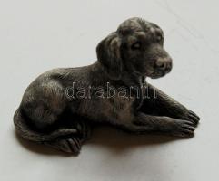 Kiskutyát ábrázoló kerámia figura / Ceramics figure 5x7 cm