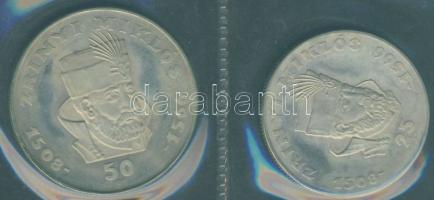 1966. 25Ft Ag + 50Ft Ag "Zrínyi" pár T:exP