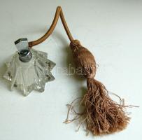 Kristály parfümös üveg pumpával/ Crystal parfume bottle with pump 10 cm