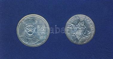 1972. 50Ft Ag + 100Ft "Szt.István" pár T:BU Eredeti plasztiktokban!