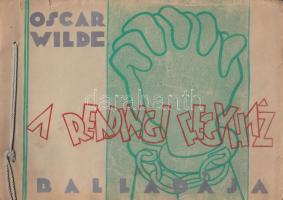 cca 1942 Fábri Zoltán: Wilde: A Readingi fegyház balladája c. Nemzeti Színházban bemutatott művének Fábri által kézzel írt és rajzolt színpadi forgatókönyve néhány díszlettervvel füzet formában. 37p. Egyedi példány!