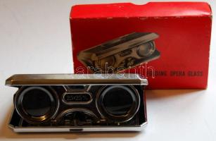 Összecsukható operai / színházi távcső 2.5x nagyítással, eredeti dobozában, szinte teljesen új állapotban!