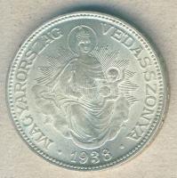 1938. 2P Ag "Madonna" T:2 apró ph.