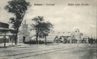 Budapest XIV. Városliget mulató bódék
