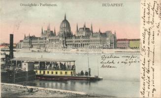Budapest Parlament gőzössel