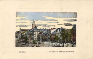 Kassa main street with Café Andrássy