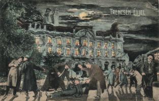 Trencsén at night (EK)