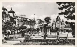 Marosvásárhely Széchenyi square with the shop of Józsa Demetter