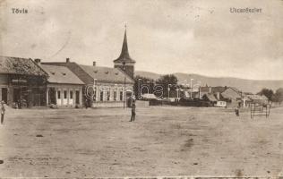 Tövis with the shop of the Ábrahám brothers