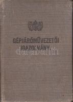 Kaposvár 1939. Fényképes gépjárművezetői igazolvány