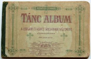 ~1905. Rózsavölgyi Zsebkiadás: Tánc Album zongorára kottáskönyv 2. kötete kissé megviselt állapotban