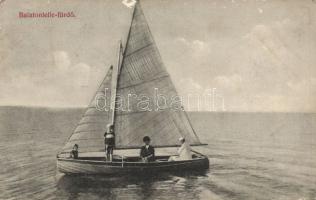 Balatonlelle-fürdő vitorlás