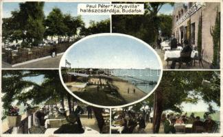 Budapest XXII. Budafok, Paul Péter ´Kutyavilla´ halászcsárdája (b)