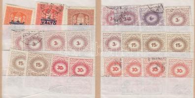 1934-1941 23 db (8 féle) váltóilleték bélyeg