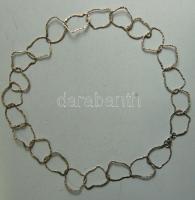 Félhosszú ezüst (Ag) absztrakt lánc 25,70 gr