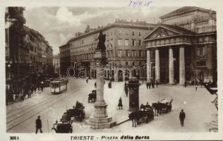 Trieste Piazza della Borsa with tram