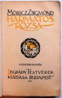 Móricz Zsigmond Harmatos rózsa, Légrády, 1917 Második kiadás, Falus Elek tervezte papírborítóval (ki...