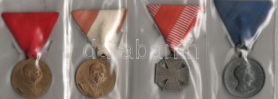 1898-1940 4db klf.kitüntetés benne Ferenc József (2x)