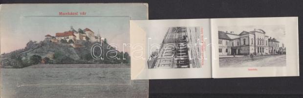 Munkács castle leporellocard