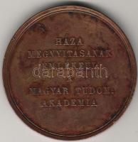 1865 MTA megnyitása bronz érem T.3 karc