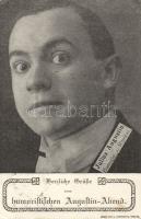 Julius Augustin, humourist, mimics artist