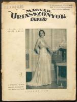 1933 Magyar Úrasszonyok Lapja mutatványszám érdekes bélyegzéssel, színes divatképekkel