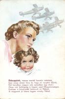 Military aircraft family propaganda