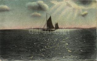 8 db régi Balaton képeslap