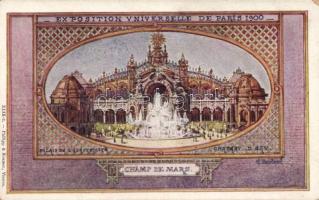 9 db grafikai lap a Párizsi Világkiállításról (Philipp & Kramer)