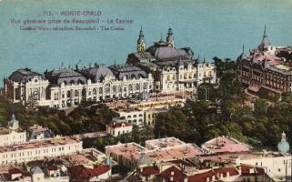 4 db Monaco képeslap, vegyes minőség