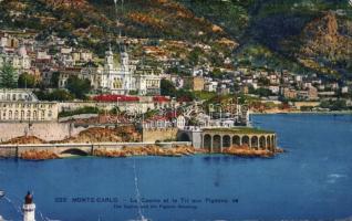 4 db Monaco képeslap, vegyes minőség