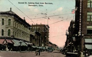 3 db Amerika városképes lap, vegyes minőség