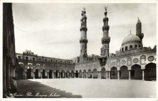 4 db török és egyiptomi városképes lap, vegyes minőség