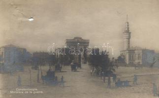 4 db török és egyiptomi városképes lap, vegyes minőség