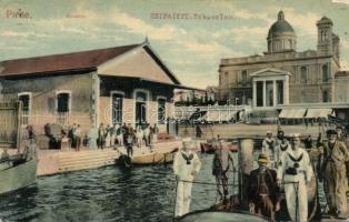 3 db régi görög városképes lap