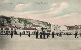 3 db régi görög városképes lap