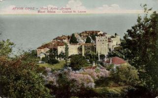 3 db régi görög városképes lap