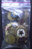 Kis kitűző, jelvény tétel, külföldi és magyar is egyaránt, összesen 24db T:vegyes