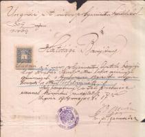 1904-1914 Ungvár 4 db okmány, egyiken a polgármester s.k. alálírásával / Uzgorod 4 documents, one with signature of the city mayor