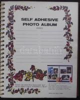 Dekoratív műbőr fényképalbum 20 lappal