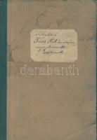 1882 Nyugalmazott adótárnok fizetési íve 16p.