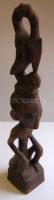 Faragott fa afrikai szobor 60 cm
