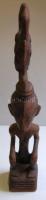 Faragott fa afrikai szobor 60 cm