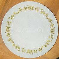 Bolha tétel: falióra, üveg cukorkás tál, porcelán kávéscsésze kistányérral, stb