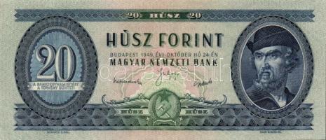 1949. 20Ft T:I- hátoldali papírráncok